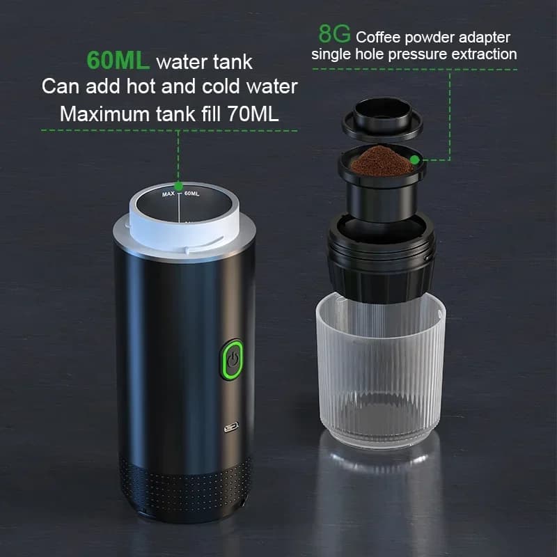 Macchina da caffè espresso portatile 3 in 1
