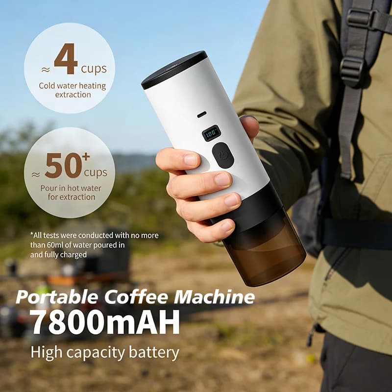 Macchina da caffè elettrica portatile 7800mAh